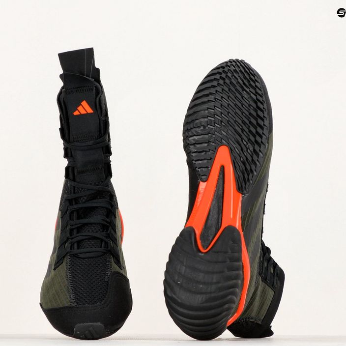 Кросівки боксерські adidas Speedex 23 carbon/core black/solar red 9