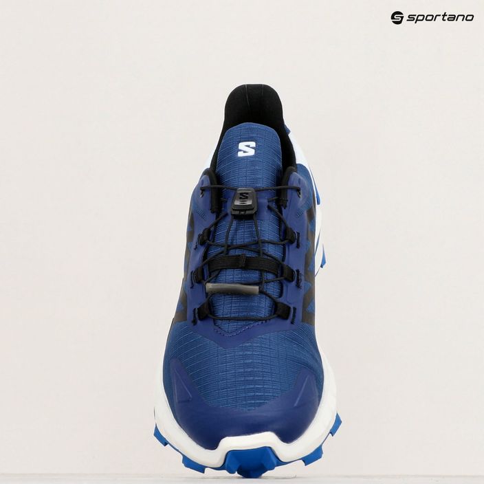 Чоловічі кросівки Salomon Supercross 4 з синім принтом/чорний/лазурит 9