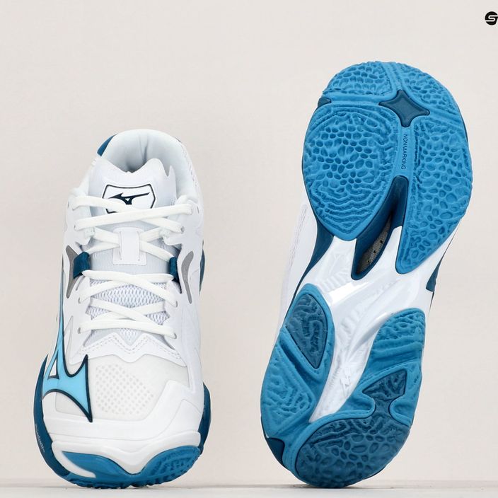 Кросівки для волейболу чоловічі Mizuno Wave Lightning Z8 white/sailor blue/silver 9