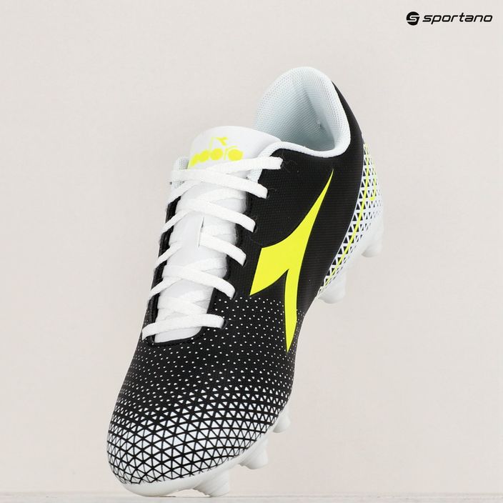 Чоловічі футбольні бутси Diadora Pichichi 6 MG14 чорно-жовті флуоресцентні/білі 16
