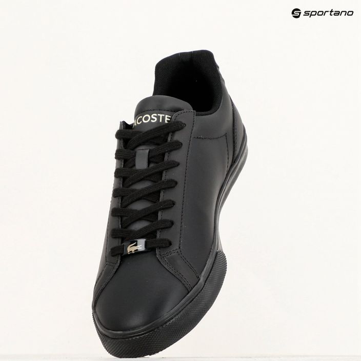 Чоловічі туфлі Lacoste 45CMA0052 чорний/чорний 15