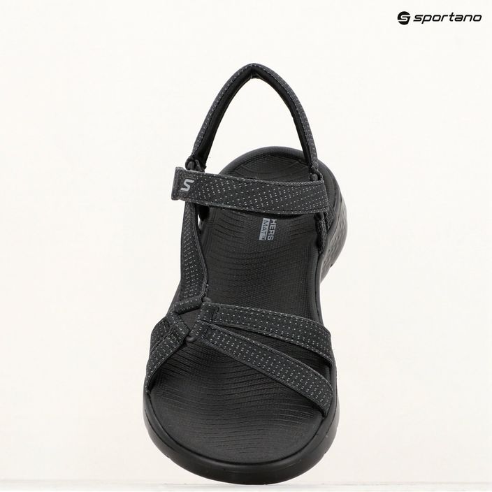 Жіночі босоніжки SKECHERS Go Walk Flex Sandal Sublime чорні 15