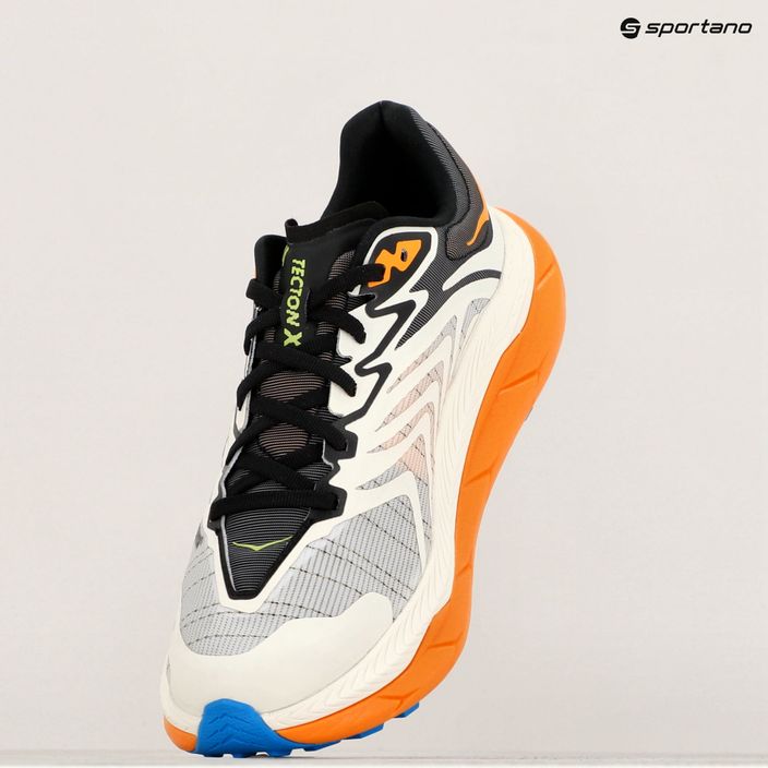 Кросівкі для бігу чоловічі HOKA Tecton X 2 white/solar flare 17