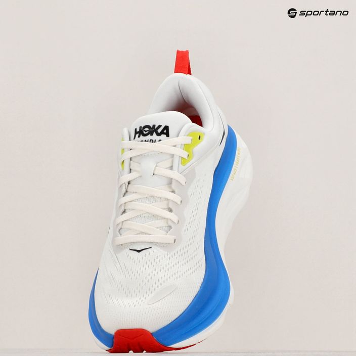 Кросівкі для бігу чоловічі HOKA Bondi 8 blanc de blanc/virtual blue 11