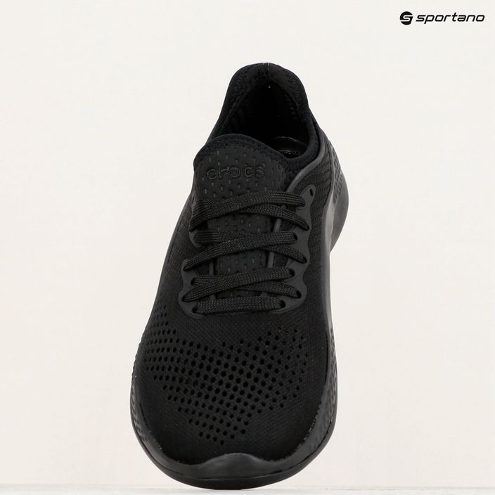 Жіночі туфлі Crocs LiteRide 360 Pacer чорні/чорні 15