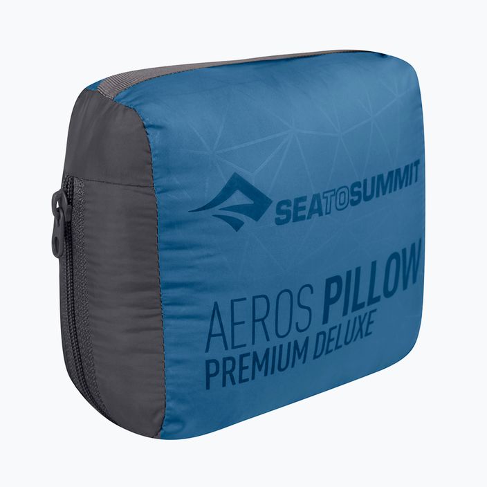 Подушка туристична Sea to Summit Aeros Premium Deluxe синя APILPREMDLXNB 7