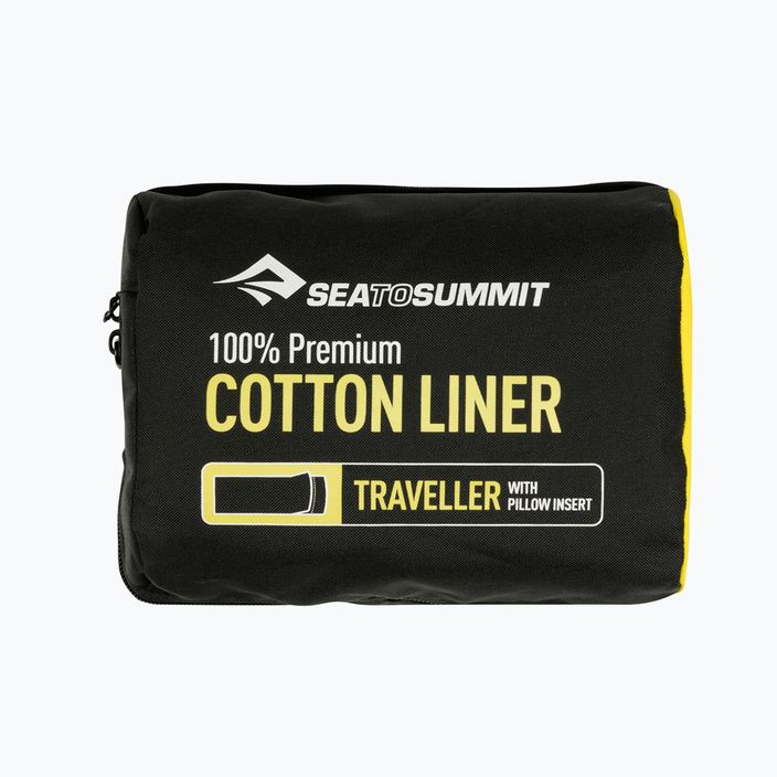 Вкладиш для спального мішка Sea to Summit Premium Cotton Travel Liner - Standard Rectangular зелений ASTDOSGN 2