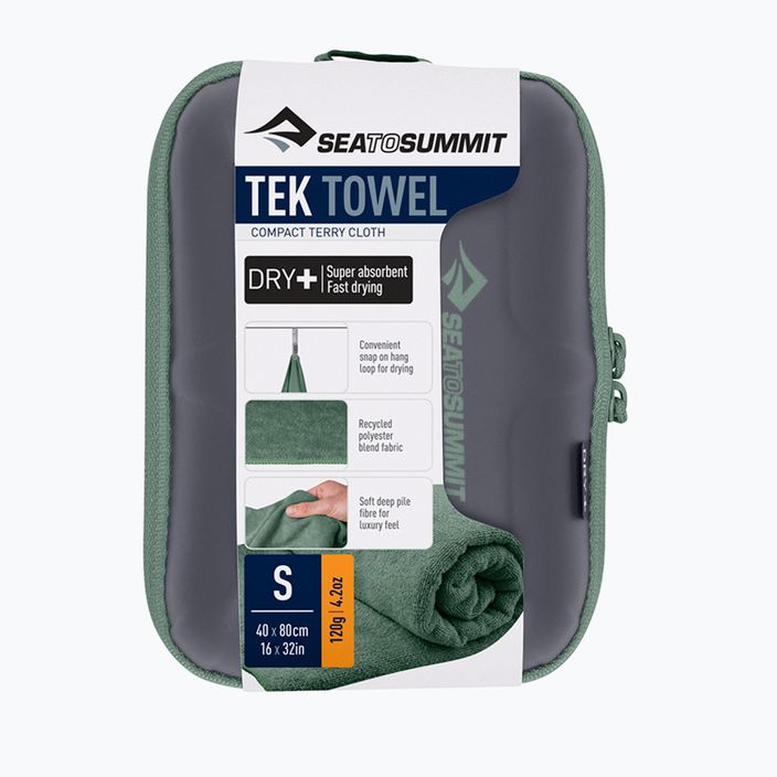 Рушник Sea to Summit Tek Towel S зелений 3