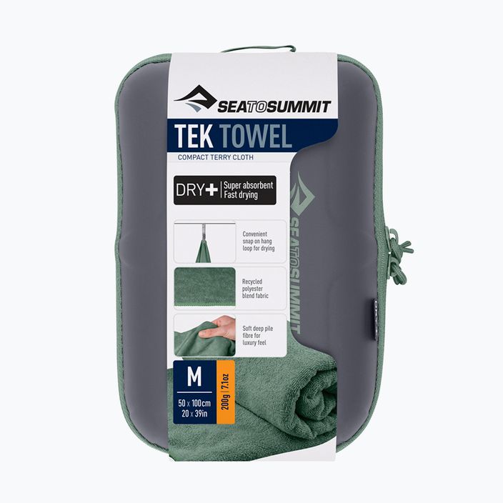 Рушник Sea to Summit Tek Towel M зелений 3