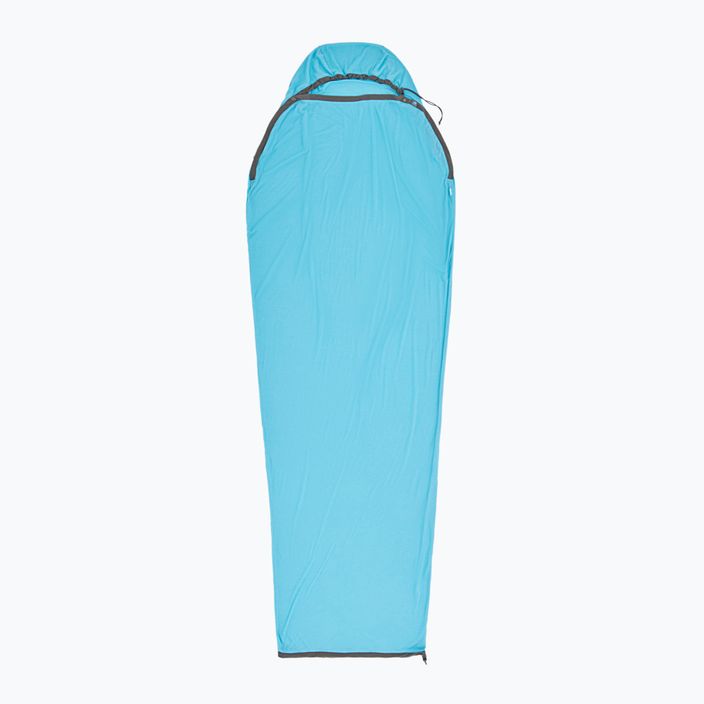 Спальний мішок Sea to Summit Breeze Sleeping Bag Liner Mummy компактний синій атол/білуга