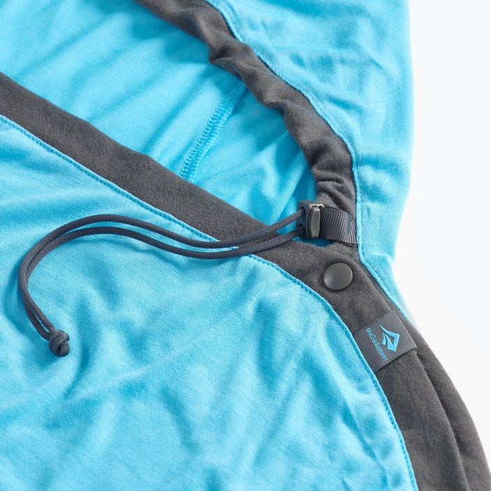 Спальний мішок Sea to Summit Breeze Sleeping Bag Liner Mummy компактний синій атол/білуга 6