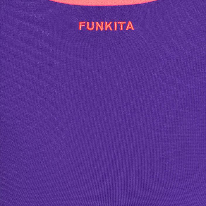 Жіночий купальник Funkita з одним ремінцем цільний купальник фіолетовий пунш 4