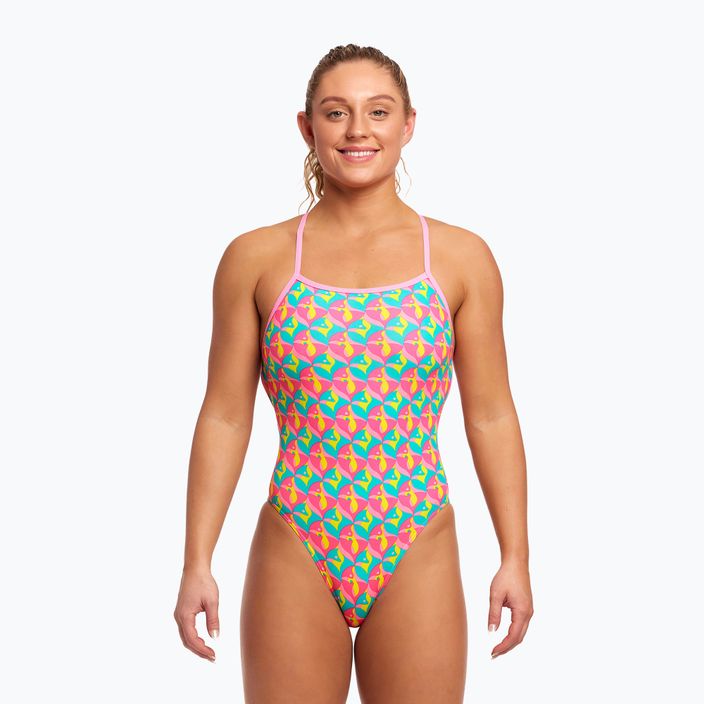 Жіночий суцільний купальник Funkita на бретелях Strapped In One Piece foxy friends 5