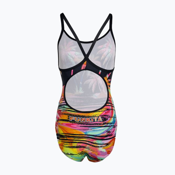 Жіночий суцільний купальник Funkita Diamond Back One Piece sunset city 2