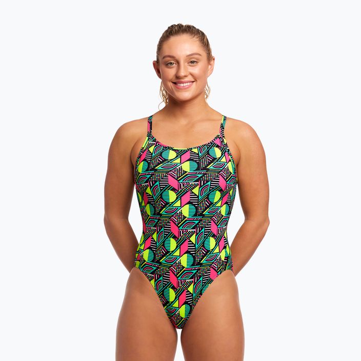 Жіночий суцільний купальник Funkita Diamond Back One Piece dot matrix 6