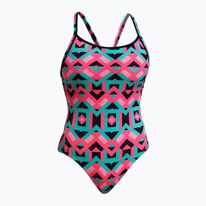 Жіночий суцільний купальник Funkita Diamond Back One Piece квадратний старий