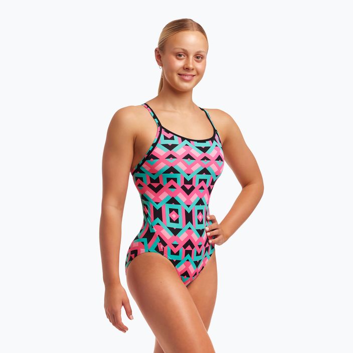 Жіночий суцільний купальник Funkita Diamond Back One Piece квадратний старий 2