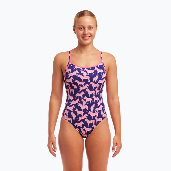 Жіночий суцільний купальник Funkita Diamond Back One Piece солодкі смужки 5