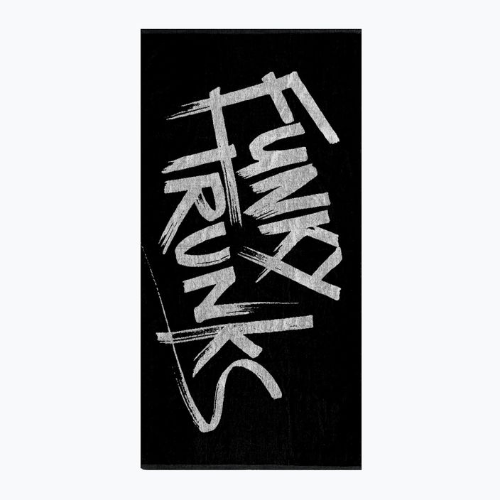 Бавовняний жакардовий рушник Funky Trunks з тегом чорний 4