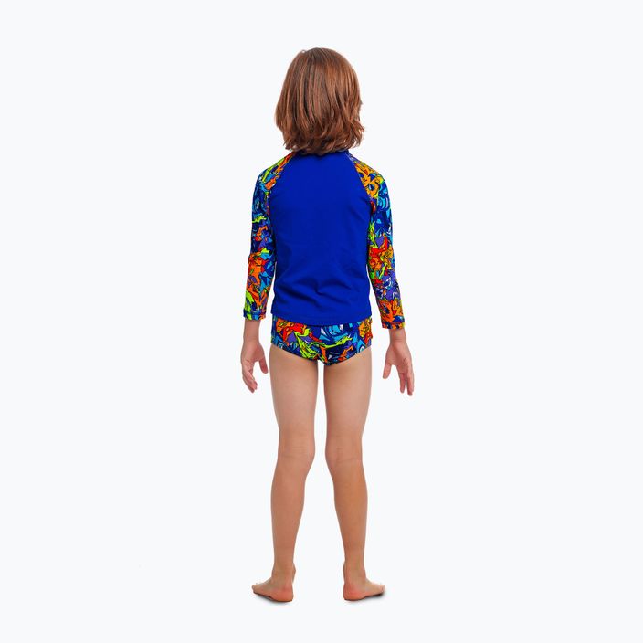 Дитячі плавки Funky Trunks Zipper Rash Vest змішаний безладний купальник 3