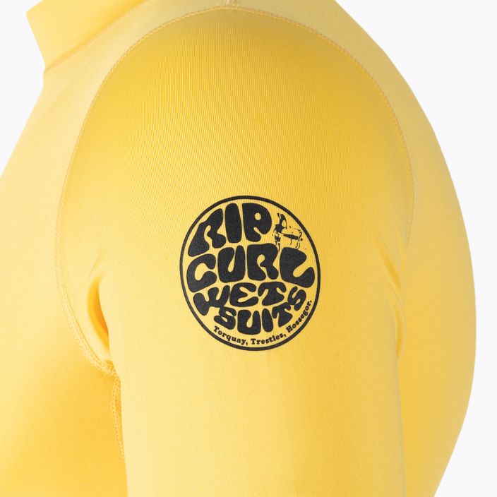 Футболка для плавання чоловіча Rip Curl Corps SSL UV yellow 4