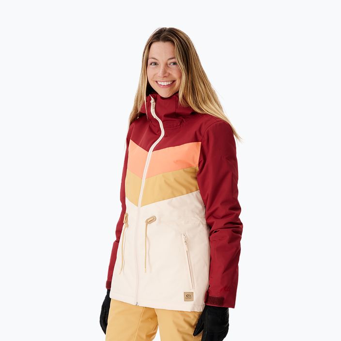 Куртка сноубордична жіноча Rip Curl Rider Betty dark red 7