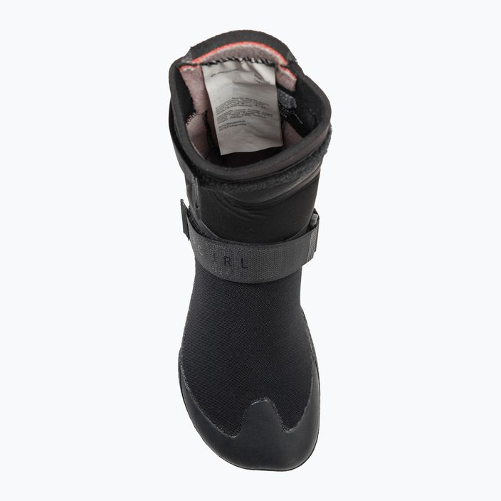 Чоловічий неопреновий черевик Rip Curl Flashbomb 5 мм з круглим носком чорний 6
