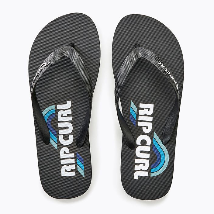 В'єтнамки чоловічі Rip Curl Surf Revival Logo Open Toe black/grey/blue 11