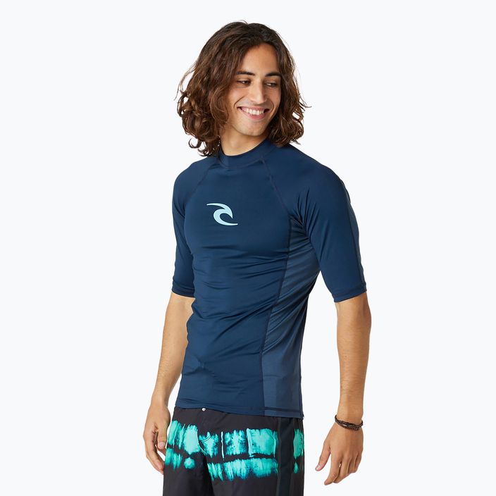 Чоловіча плавальна сорочка Rip Curl Waves Upf Perf S/S темно-синій 3