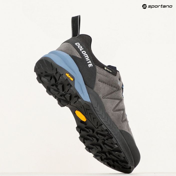 Чоловічі кросівки Dolomite Crodarossa Leather GTX залізо-сірого кольору 10