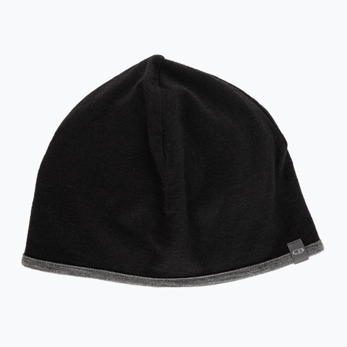 Шапка зимова icebreaker Pocket Hat black/gritstone hthr 5