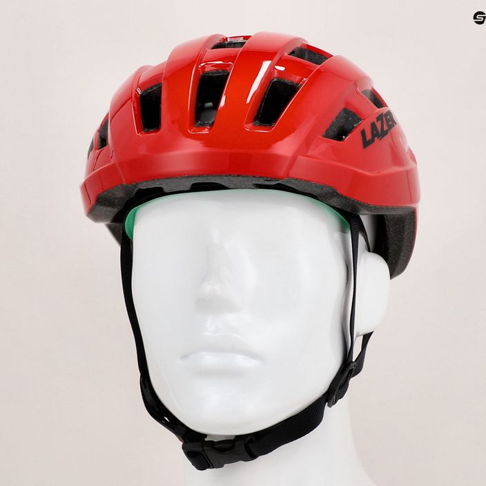 Велосипедний шолом Lazer Tempo KinetiCore червоний 3
