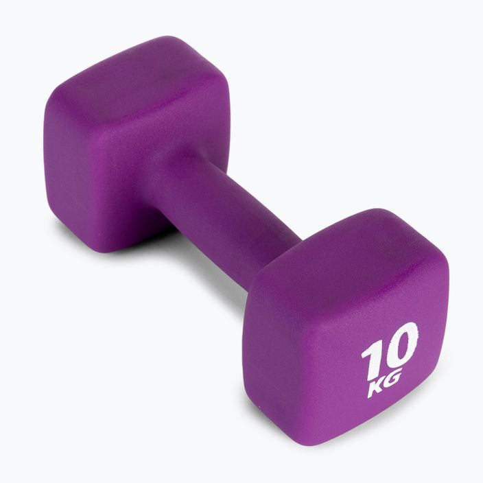 Гантель неопренова 10 кг Pure2Improve фіолетова P2I201460 2
