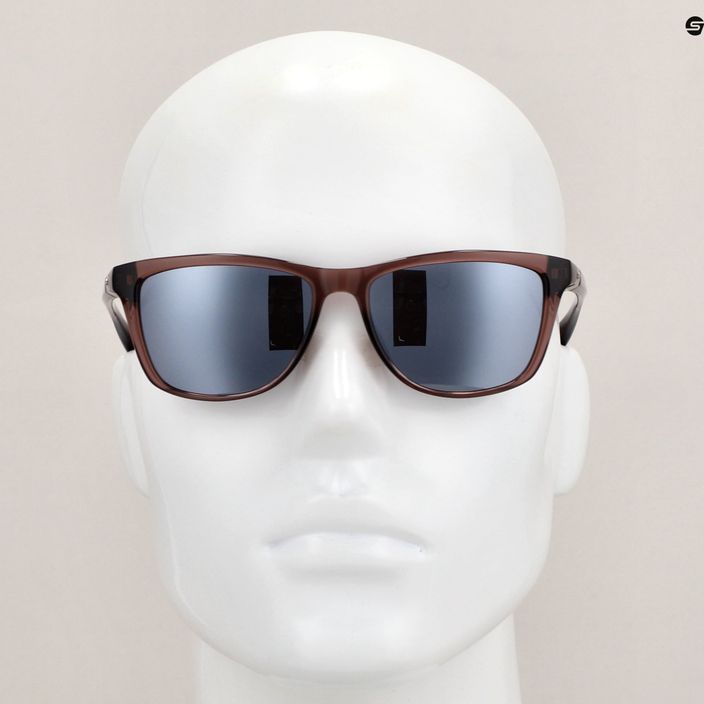 Жіночі сонцезахисні окуляри Nike City Icon димчасто-лілові/сірі зі сріблястим спалахом 3