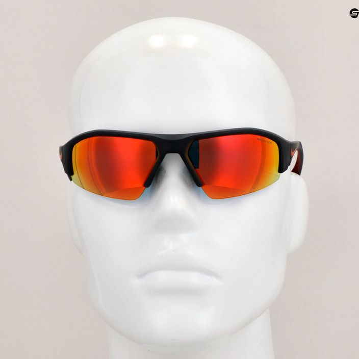 Сонцезахисні окуляри Nike Skylon Ace 22 матові чорні / сірі з червоним дзеркалом 8