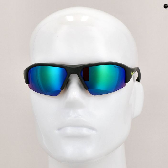 Сонцезахисні окуляри Nike Skylon Ace 22 матова секвойя / коричневий з зеленим дзеркалом 7