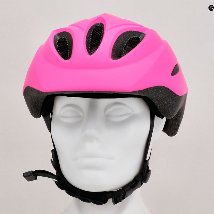 Дитячий велосипедний шолом Rogelli Start рожевий/чорний 9