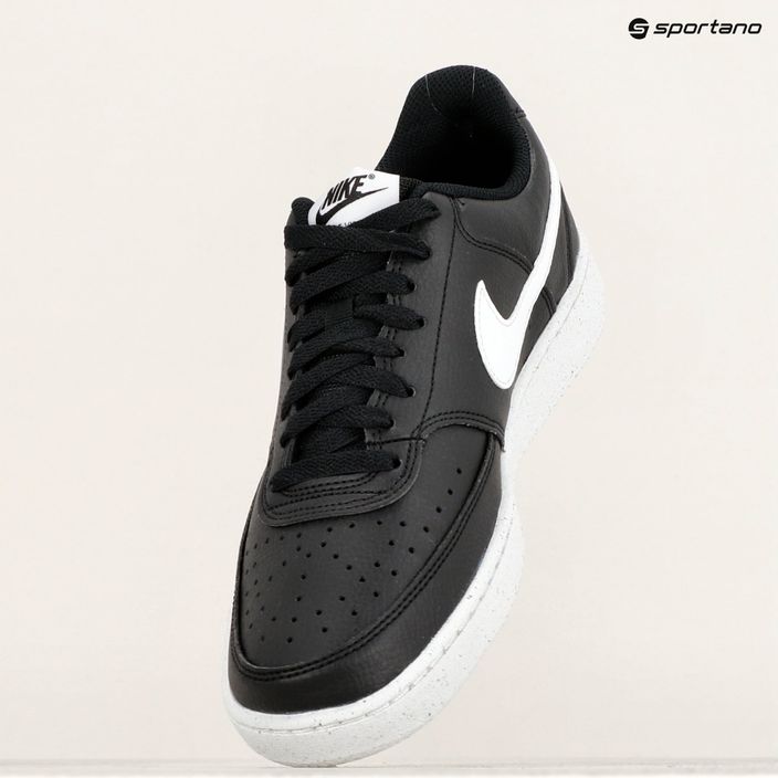 Чоловічі кросівки Nike Court Vision Low Next Nature чорні/білі/чорні 9