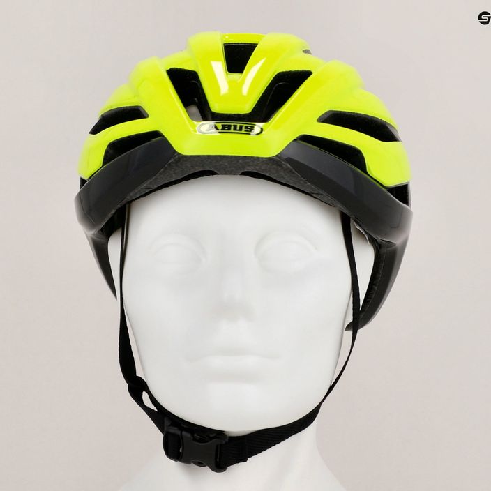 Шолом велосипедний ABUS StormChaser neon yellow 9