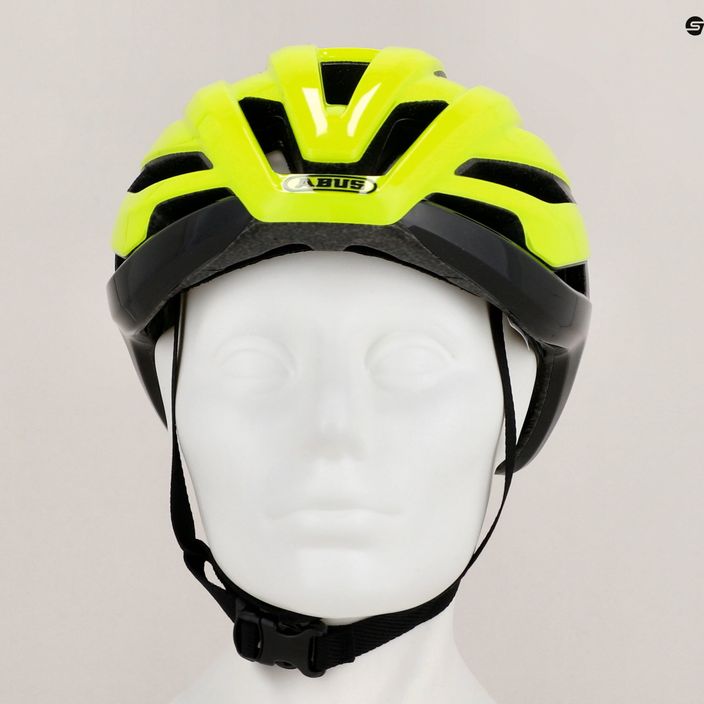 Велосипедний шолом ABUS StormChaser неоновий жовтий 9