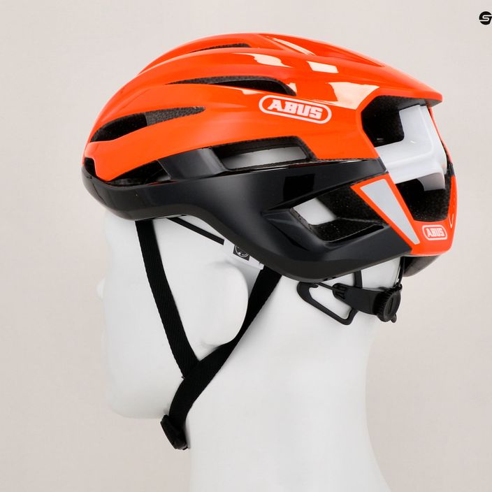 Велосипедний шолом ABUS StormChaser креветковий помаранчевий 9