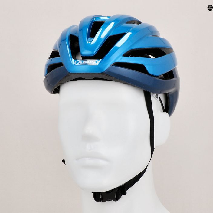 Велосипедний шолом ABUS StormChaser сталево-синій 9