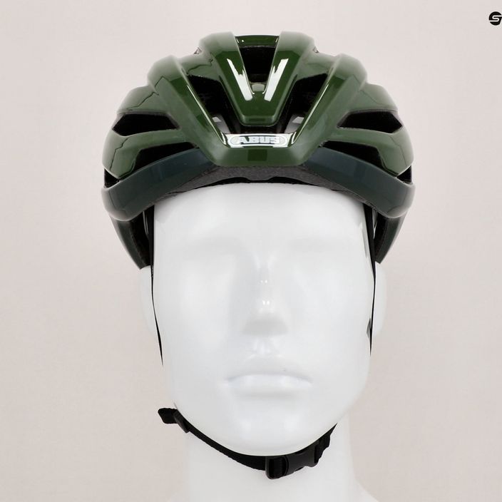 Велосипедний шолом ABUS StormChaser опалово-зелений 11