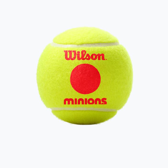 Тенісні м'ячі дитячі Wilson Minions Stage 3 3 шт. жовті WR8202701 3