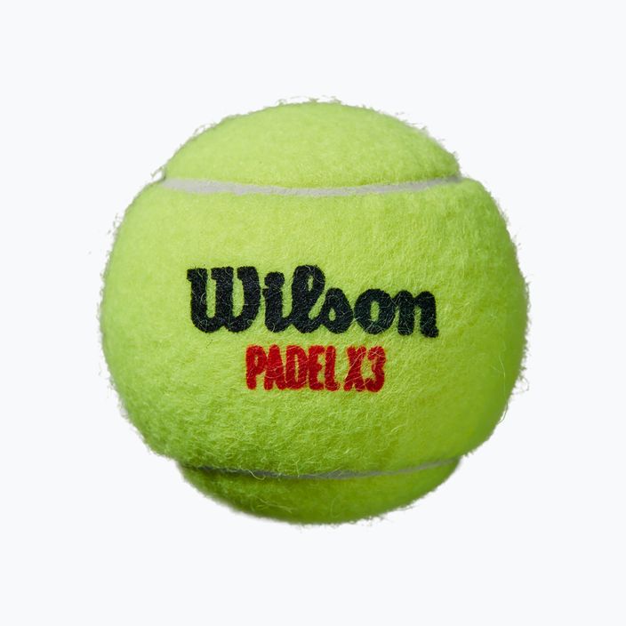 М'ячі для падл-тенісу Wilson Padel Ball 3 шт. жовті WR8900801001 2