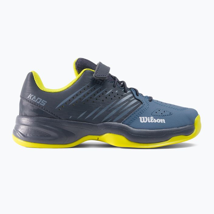 Кросівки для тенісу дитячі Wilson Kaos 2.0 сині WRS329150 2