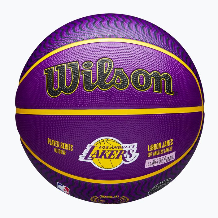 Баскетбольний м'яч Wilson NBA Player Icon Outdoor Lebron WZ4005901XB7 Розмір 7 6