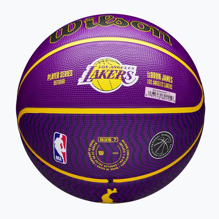 Баскетбольний м'яч Wilson NBA Player Icon Outdoor Lebron WZ4005901XB7 Розмір 7 7