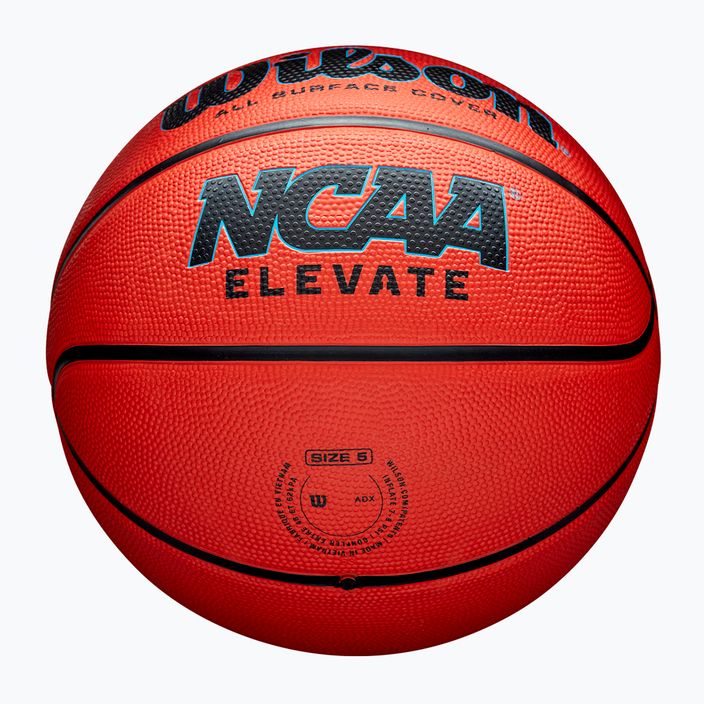 М'яч баскетбольний Wilson NCAA Elevate orange/black розмір 7 5