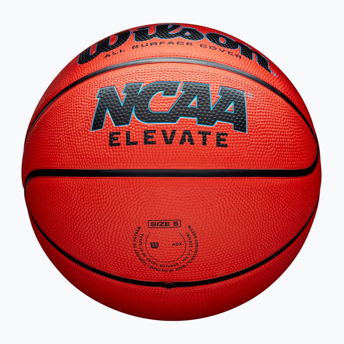 М'яч баскетбольний Wilson NCAA Elevate orange/black розмір 6 5